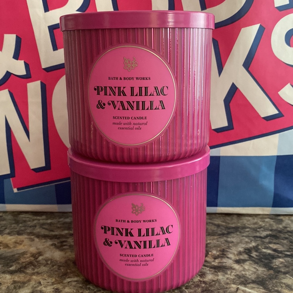 Bath & body Works 3- wick candles